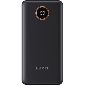 Hurtownia GSM - Powerbank Havit PB74 10000mAh + kabel USB-C, Lightning, micro USB (czarny) - HVT176BLK - {ean13} - Hurt