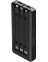 Wholesale Powerbank Havit PB74 10000mAh + USB-C, Lightning, micro USB cables (black) - HVT176BLK - {ean13} - Hurt