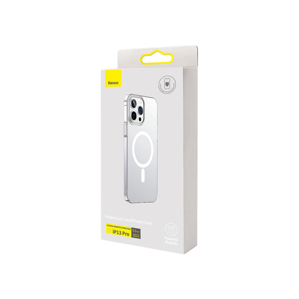 Wholesale Baseus Crystal Magnetic Apple iPhone 13 Pro (clear) - BSU3289CL - {ean13} - Hurt