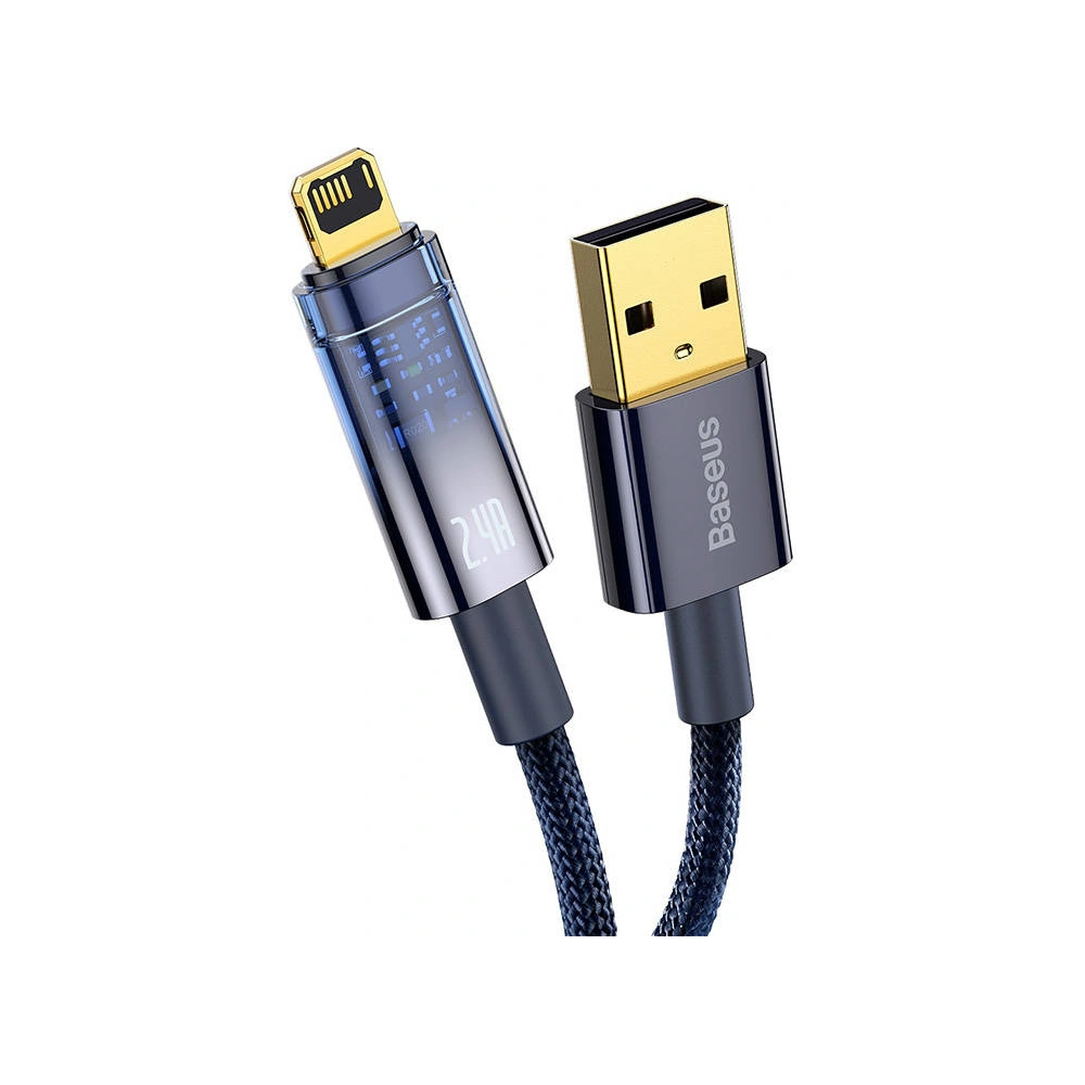 Hurtownia GSM - Kabel Baseus Explorer USB - Lightning 2.4A 2m (niebieski) - BSU3293BLU - {ean13} - Hurt