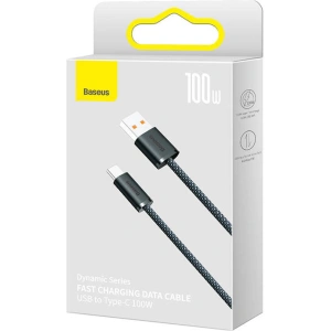 Hurtownia GSM - Kabel Baseus Dynamic Series USB-A - USB-C 100W 1m (szary) - BSU3296GRY - {ean13} - Hurt