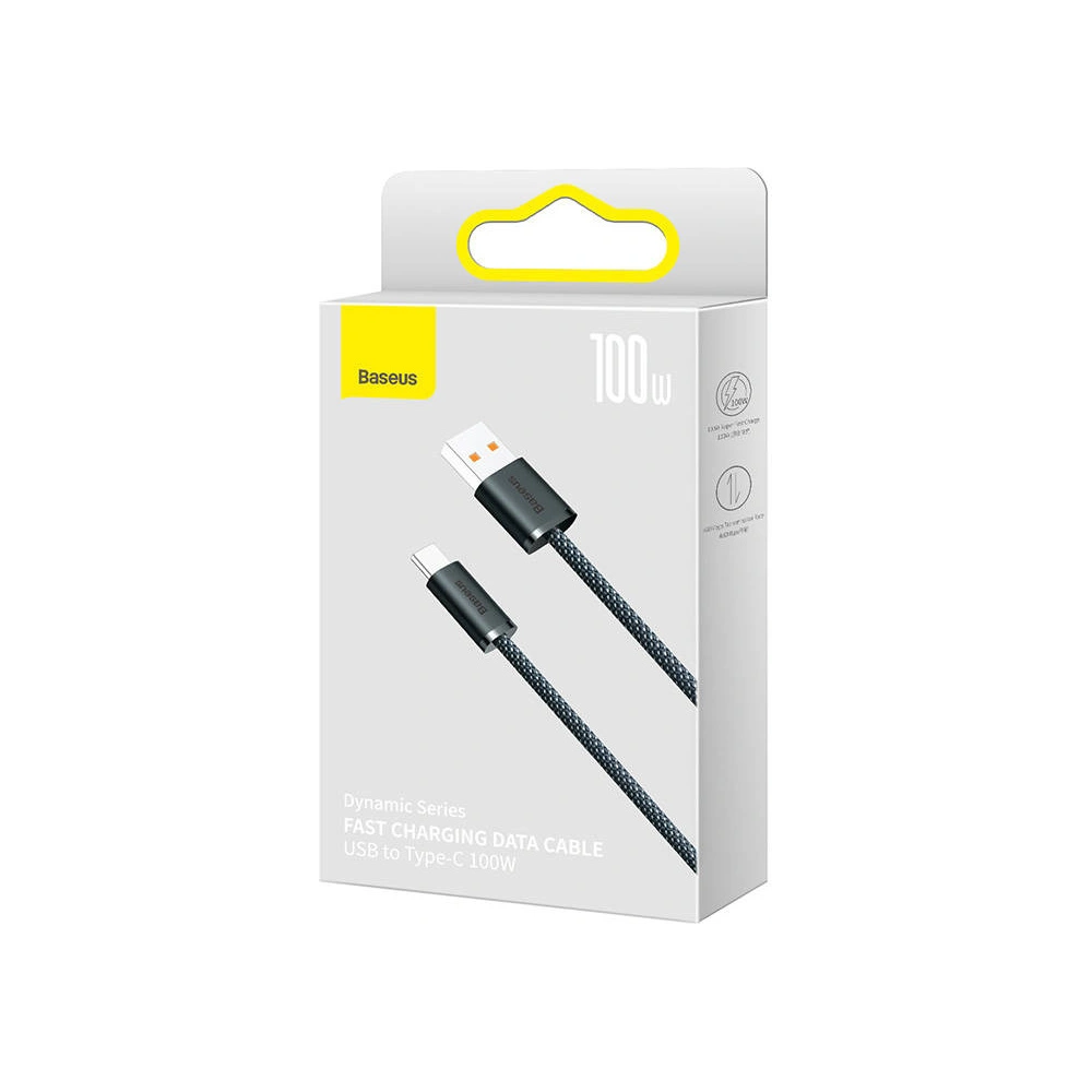 Hurtownia GSM - Kabel Baseus Dynamic Series USB-A - USB-C 100W 1m (šedý) - BSU3296GRY - {ean13} - Hurt