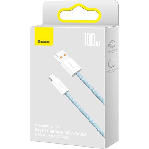 Kabel Baseus Dynamic Series USB - USB-C 100W 1m (niebieski)