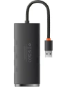 Hub 4w1 Baseus Lite Series USB na 4x USB 3.0 25cm (černý)