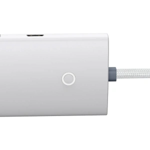 Hub 4w1 Baseus Lite Series USB do 4x USB 3.0 25cm (biały)