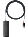 Hub 4w1 Baseus Lite Series USB do 4x USB 3.0 1m (czarny)