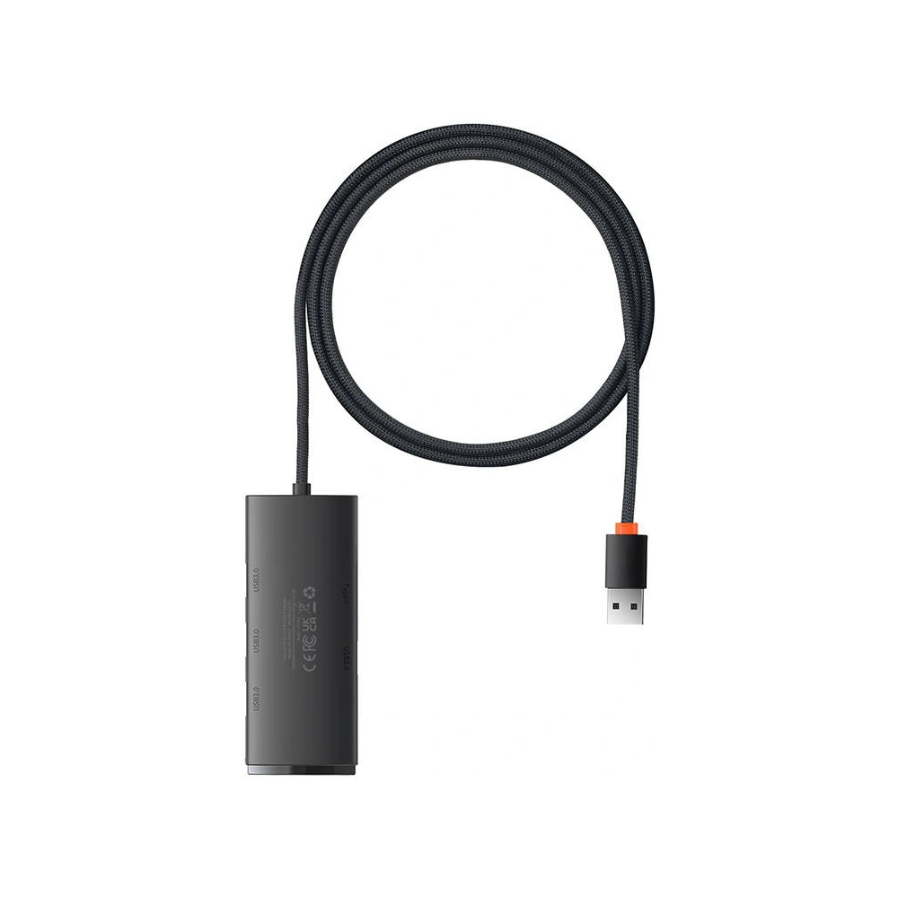Hurtownia GSM - Hub 4w1 Baseus Lite Series USB do 4x USB 3.0 1m (czarny) - BSU3303BLK - {ean13} - Hurt