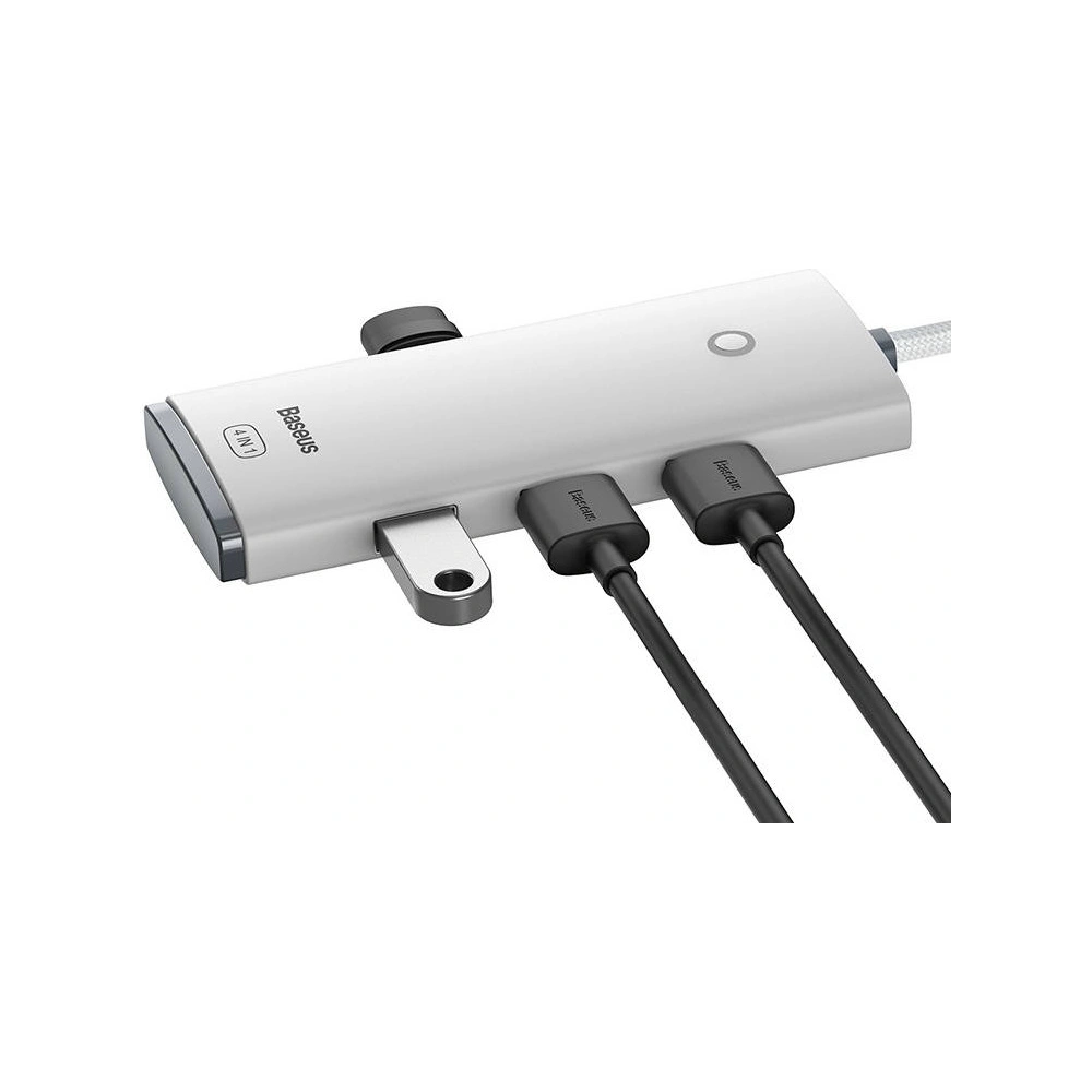 Hurtownia GSM - Hub 4w1 Baseus Lite Series USB na 4x USB 3.0 2m (bílý) - BSU3306WHT - {ean13} - Hurt