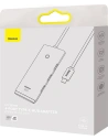 Hurtownia GSM - Hub 4w1 Baseus Lite Series USB-C do 4x USB 3.0 + USB-C, 1m (biały) - BSU3310WHT - {ean13} - Hurt