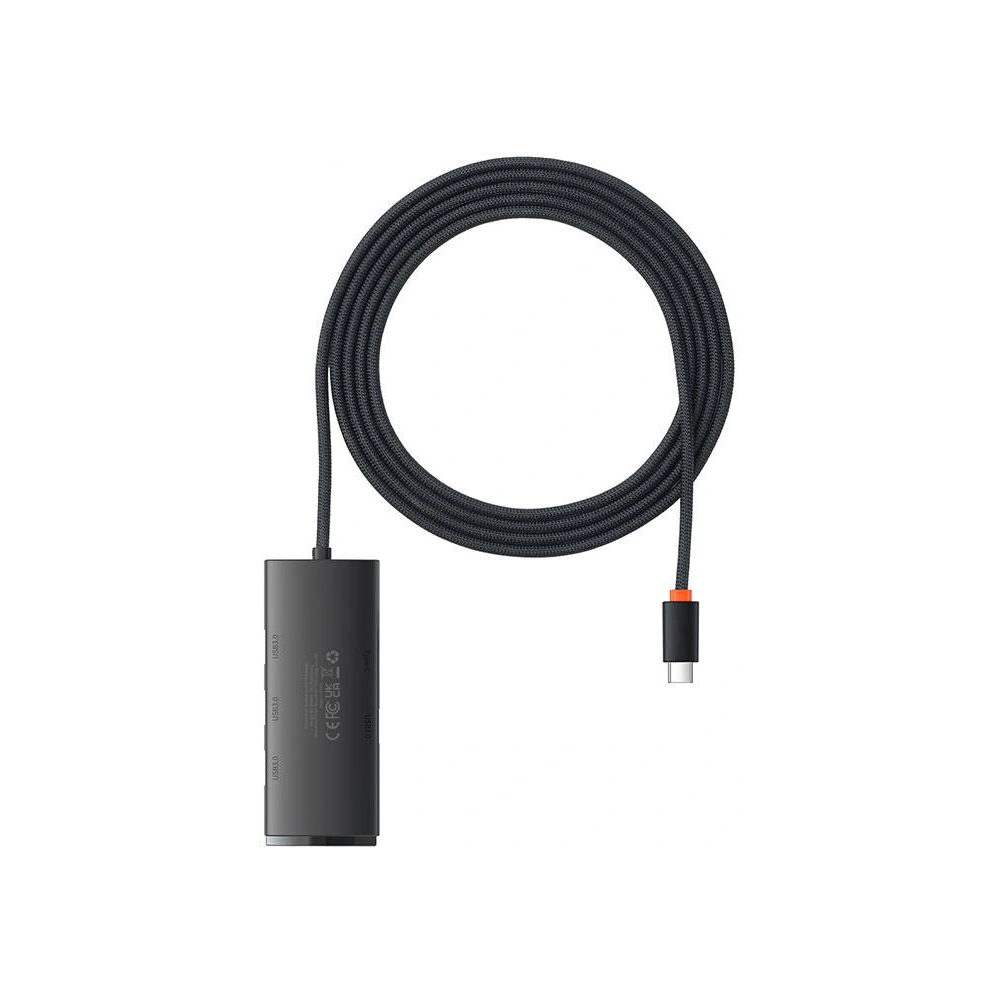 Wholesale Hub 4in1 Baseus Lite Series USB-C - 4x USB 3.0 + USB-C, 2m (black) - BSU3311BLK - {ean13} - Hurt