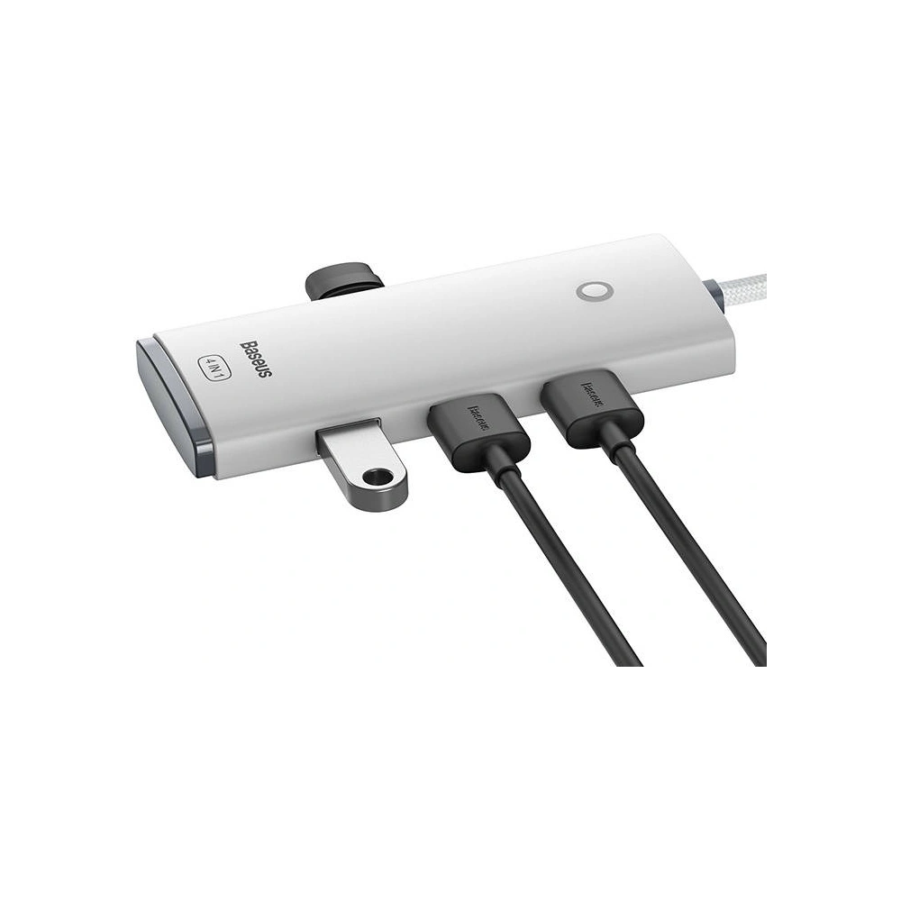 Hurtownia GSM - Hub 4w1 Baseus Lite Series USB-C na 4x USB 3.0 + USB-C, 2m (bílý) - BSU3312WHT - {ean13} - Hurt