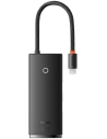 Hurtownia GSM - Hub 6v1 Baseus Lite Series USB-C na 2x USB 3.0 + USB-C + HDMI + SD/TF (černý) - BSU3314BLK - {ean13} - Hurt