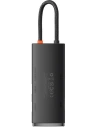 Hurtownia GSM - Hub 6v1 Baseus Lite Series USB-C na 2x USB 3.0 + USB-C + HDMI + SD/TF (černý) - BSU3314BLK - {ean13} - Hurt
