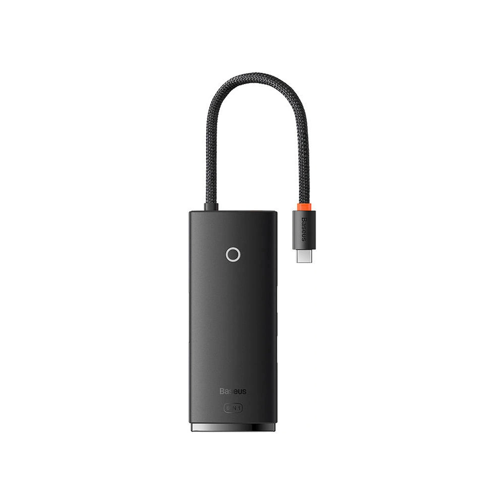 Hurtownia GSM - Hub 6w1 Baseus Lite Series USB-C na 2x USB 3.0 + USB-C PD + HDMI + SD/TF (černý) - BSU3315BLK - {ean13} - Hurt