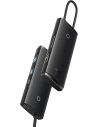 Hurtownia GSM - Hub 6w1 Baseus Lite Series USB-C do 2x USB 3.0 + USB-C PD + HDMI + SD/TF (czarny) - BSU3315BLK - {ean13} - Hurt