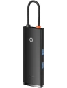 Hurtownia GSM - Hub 6w1 Baseus Lite Series USB-C do 2x USB 3.0 + USB-C PD + HDMI + SD/TF (czarny) - BSU3315BLK - {ean13} - Hurt