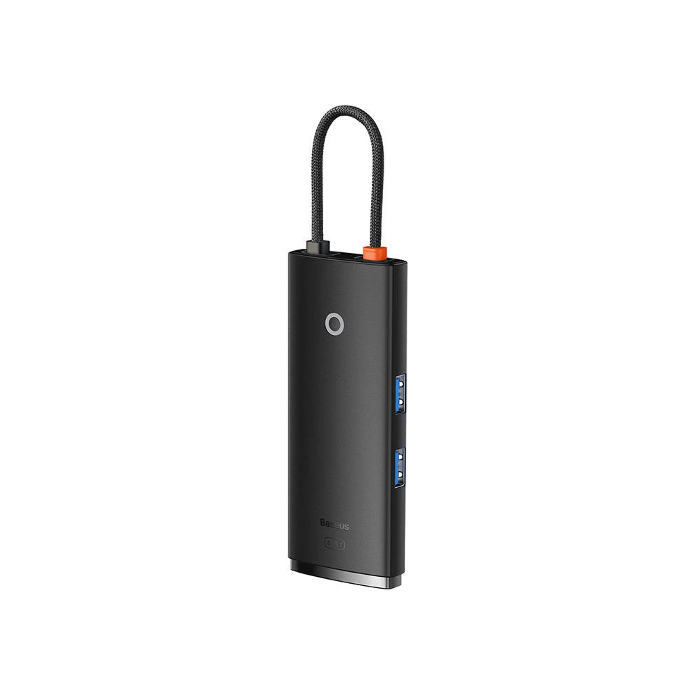 Hurtownia GSM - Hub 6w1 Baseus Lite Series USB-C na 2x USB 3.0 + USB-C PD + HDMI + SD/TF (černý) - BSU3315BLK - {ean13} - Hurt