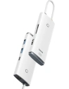 Hurtownia GSM - Hub 6w1 Baseus Lite Series USB-C do 2x USB 3.0 + USB-C PD + HDMI + SD/TF (biały) - BSU3316WHT - {ean13} - Hurt