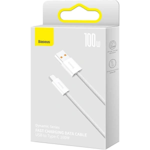 Hurtownia GSM - Kabel Baseus Dynamic Series USB - USB-C 100W 2m (biały) - BSU3323WHT - {ean13} - Hurt