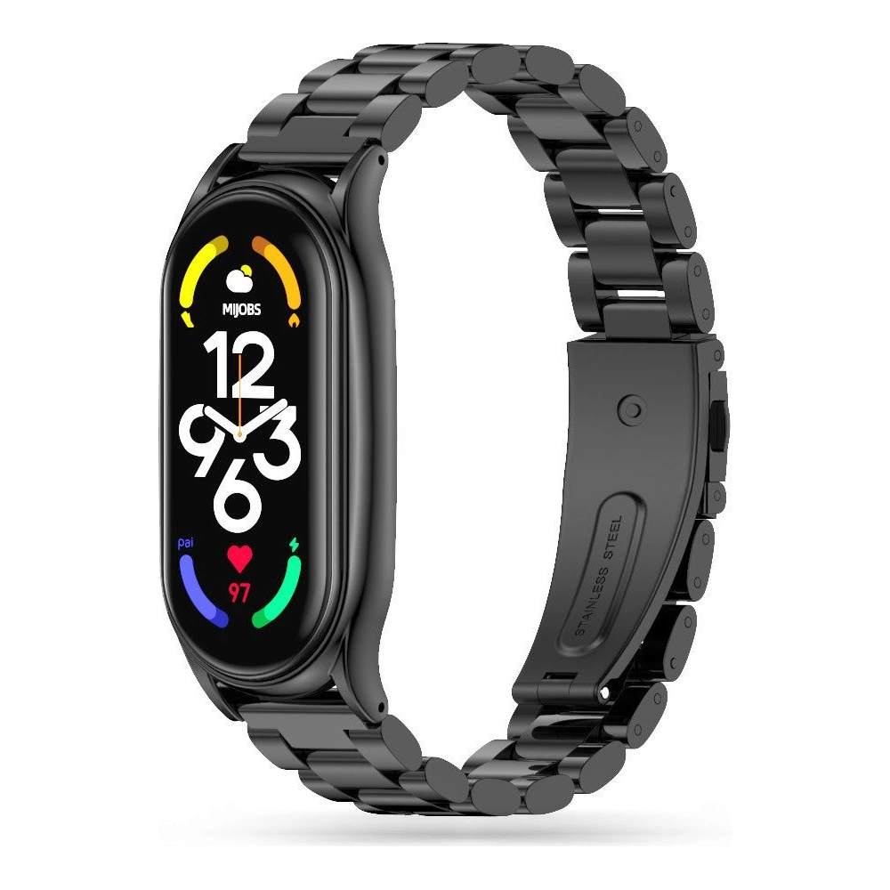 Hurtownia GSM - Pasek Tech-Protect Nerezový Xiaomi Mi Band 7 Černý - THP1133BLK - {ean13} - Hurt