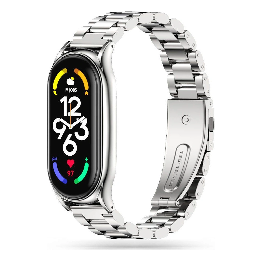 Hurtownia GSM - Pasek Tech-Protect Nerezový Xiaomi Mi Band 7 Stříbrný - THP1135SLV - {ean13} - Hurt