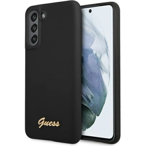 Hurtownia GSM - Etui Guess GUHCS21FLSLMGBK Samsung Galaxy S21 FE černý/black hardcase Silicone Script Metal Logo - GUE1817BLK - {ean13} - Hurt