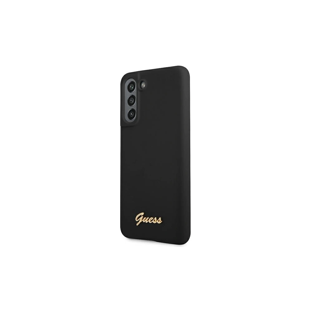 Hurtownia GSM - Etui Guess GUHCS21FLSLMGBK Samsung Galaxy S21 FE černý/black hardcase Silicone Script Metal Logo - GUE1817BLK - {ean13} - Hurt
