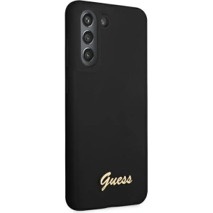 Hurtownia GSM - Etui Guess GUHCS21FLSLMGBK Samsung Galaxy S21 FE czarny/black hardcase Silicone Script Metal Logo - GUE1817BLK - {ean13} - Hurt