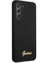 Wholesale Guess GUHCS21FLSLMGBK Samsung Galaxy S21 FE black hardcase Silicone Script Metal Logo - GUE1817BLK - {ean13} - Hurt
