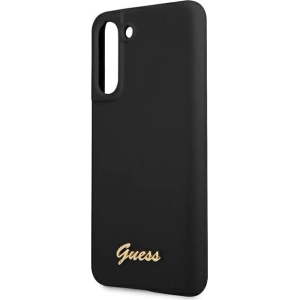 Hurtownia GSM - Etui Guess GUHCS21FLSLMGBK Samsung Galaxy S21 FE czarny/black hardcase Silicone Script Metal Logo - GUE1817BLK - {ean13} - Hurt