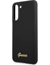 Wholesale Guess GUHCS21FLSLMGBK Samsung Galaxy S21 FE black hardcase Silicone Script Metal Logo - GUE1817BLK - {ean13} - Hurt