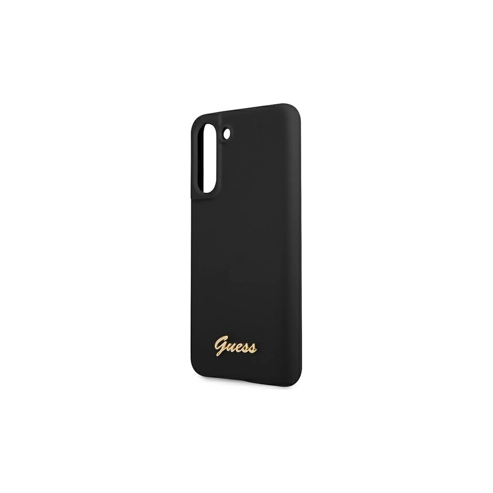 Hurtownia GSM - Etui Guess GUHCS21FLSLMGBK Samsung Galaxy S21 FE černý/black hardcase Silicone Script Metal Logo - GUE1817BLK - {ean13} - Hurt