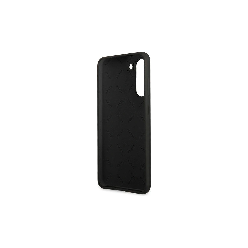 Hurtownia GSM - Etui Guess GUHCS21FLSLMGBK Samsung Galaxy S21 FE černý/black hardcase Silicone Script Metal Logo - GUE1817BLK - {ean13} - Hurt