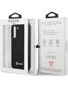 Wholesale Guess GUHCS21FLSLMGBK Samsung Galaxy S21 FE black hardcase Silicone Script Metal Logo - GUE1817BLK - {ean13} - Hurt