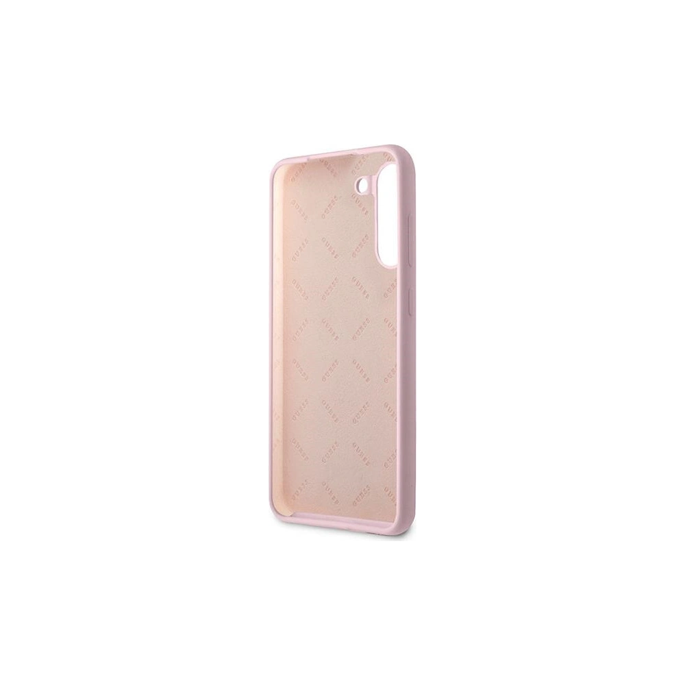Hurtownia GSM - Etui Guess GUHCS21FLSLMGLA Samsung Galaxy S21 FE levandulový/lavender hardcase silikonový s kovovým logem - GUE1819LAV - {ean13} - Hurt