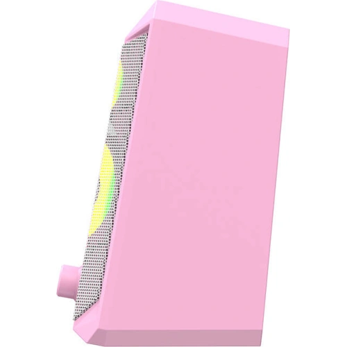 Głośniki komputerowe Havit SK202 pink 2.0 RGB (różowe)