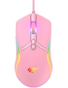 Mysz gamingowa Havit MS1026 RGB 1000-6400 DPI (różowa)