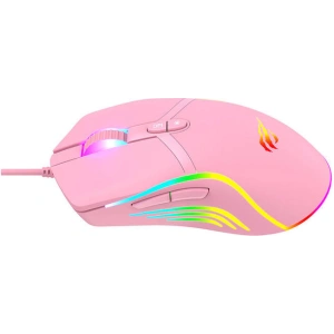 Wholesale Havit MS1026 Gaming Mouse RGB 1000-6400 DPI (pink) - HVT182PNK - {ean13} - Hurt
