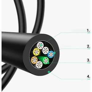 Hurtownia GSM - Kabel przedłużający UGREEN NW148 Ethernet RJ45 Cat 7 10Gbps 2m czarny - UGR1233BLK - {ean13} - Hurt