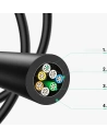Hurtownia GSM - Kabel przedłużający UGREEN NW148 Ethernet RJ45 Cat 7 10Gbps 2m czarny - UGR1233BLK - {ean13} - Hurt