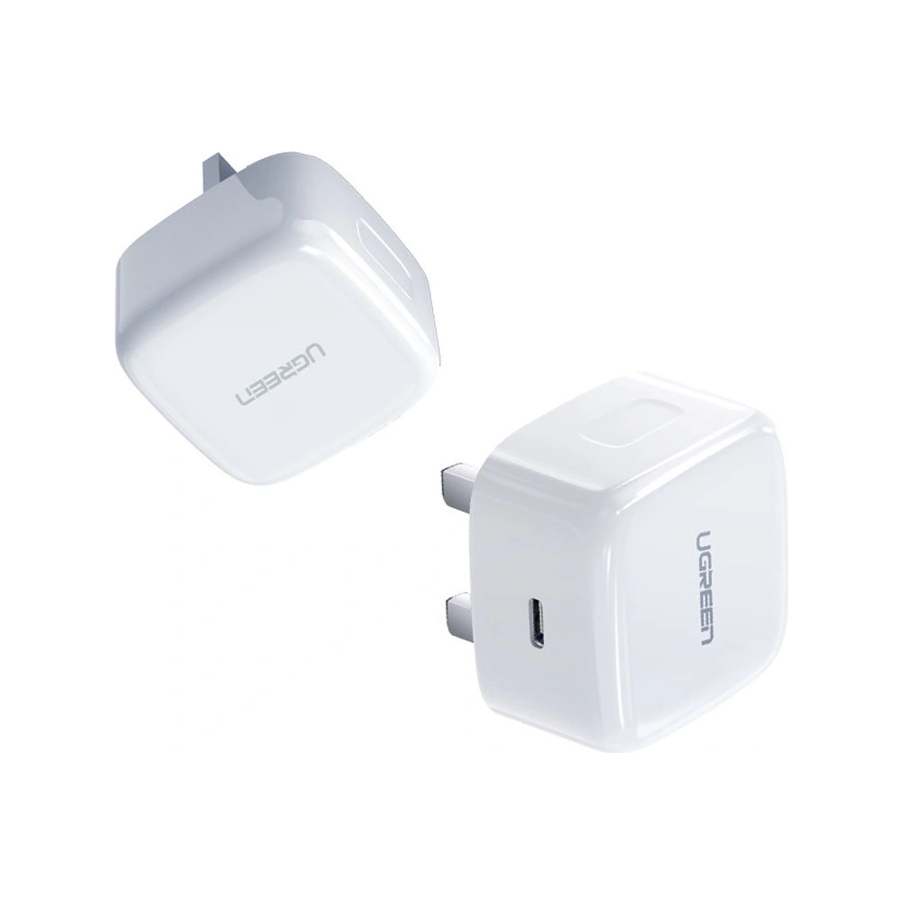 Hurtownia GSM - Nabíječka UGREEN CD137 USB-C Power Delivery 3.0 Quick Charge 4.0 20W 3A (UK zástrčka) bílá - UGR1234WHT - {ean13} - Hurt