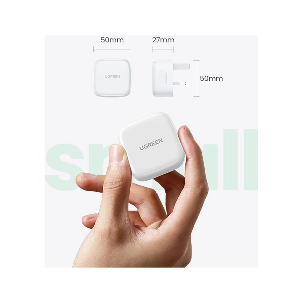 Hurtownia GSM - Nabíječka UGREEN CD137 USB-C Power Delivery 3.0 Quick Charge 4.0 20W 3A (UK zástrčka) bílá - UGR1234WHT - {ean13} - Hurt