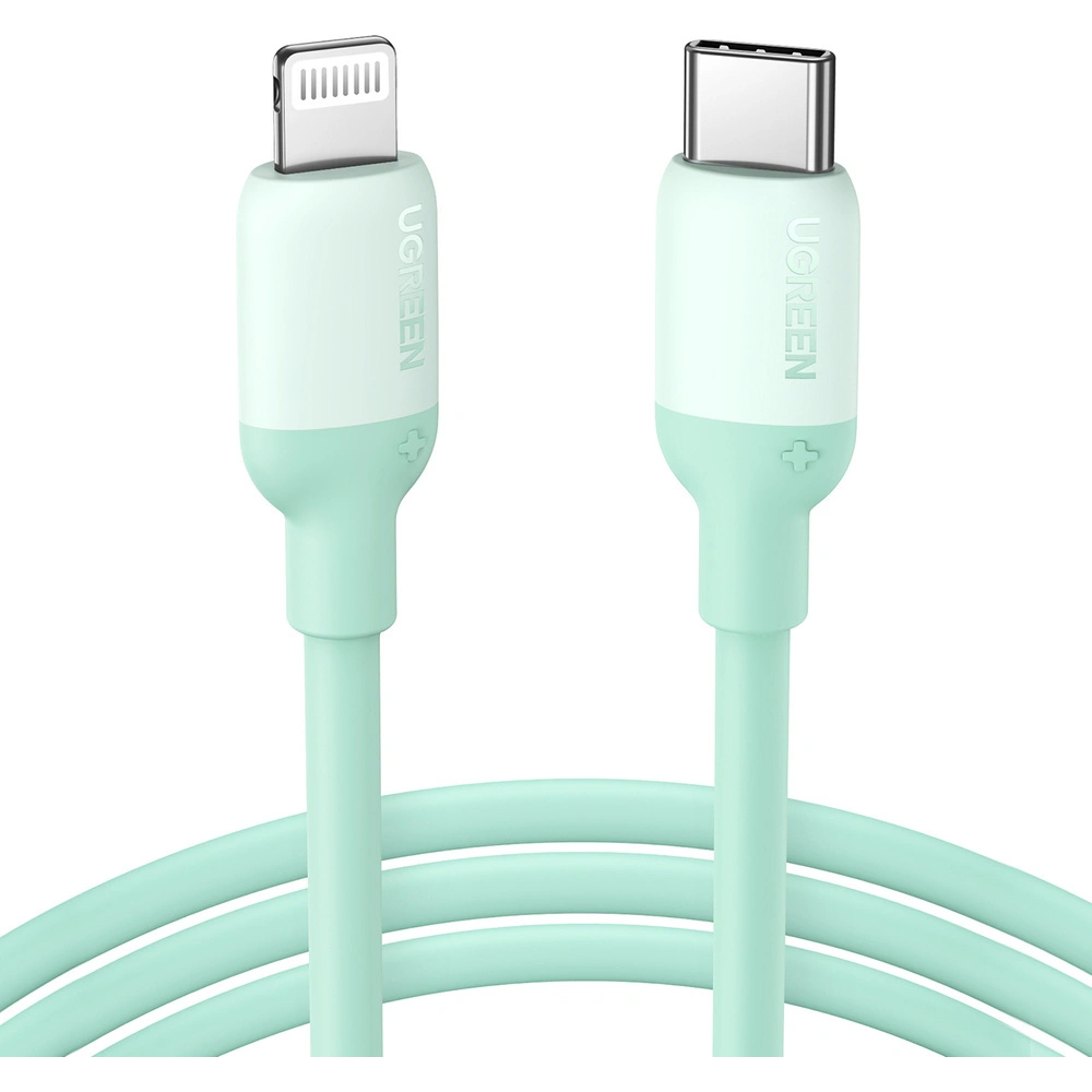 Hurtownia GSM - Kabel UGREEN US387 USB-C - Lightning MFI C94 Power Delivery 1m zelený - UGR1236GRN - {ean13} - Hurt