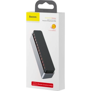 Hurtownia GSM - Parkingowa tabliczka z numerem telefonu Baseus Moonlight Box Series srebrny - BSU3324SLV - {ean13} - Hurt