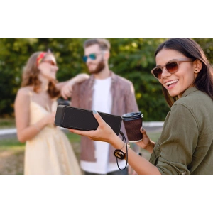 Wholesale Baseus V1 wireless waterproof bluetooth speaker black - BSU3328BLK - {ean13} - Hurt