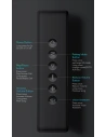 Wholesale Baseus V1 wireless waterproof bluetooth speaker black - BSU3328BLK - {ean13} - Hurt