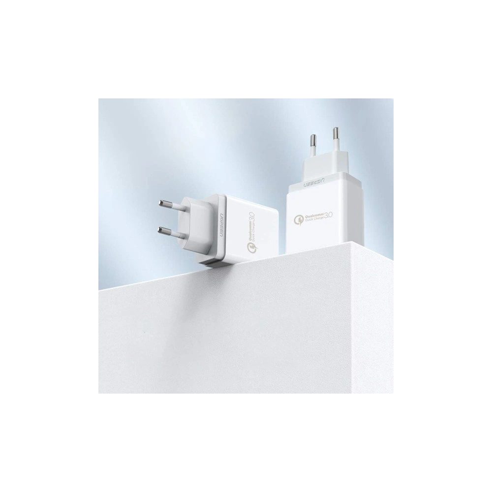 Hurtownia GSM - Ładowarka sieciowa UGREEN CD122 Quick Charge 3.0 18W 3A USB biały - UGR1241WHT - {ean13} - Hurt