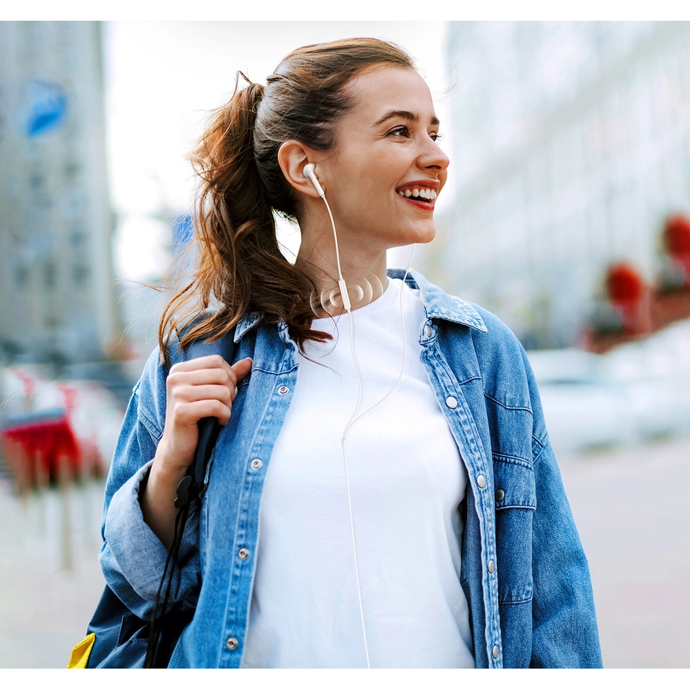Wholesale UGREEN EP101 in -ear Lightning headphones with remote and microphone MFI white - UGR1242WHT - {ean13} - Hurt