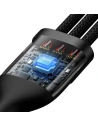 Hurtownia GSM - Kabel 3w1 Baseus Flash Series II USB-C - USB-C, Lightning, micro USB 100W 1,5m černý - BSU3329BLK - {ean13} - Hurt