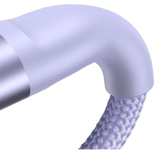 Kabel 3w1 Baseus Flash Series II USB-C/USB-A  - USB-C, Lightning, micro USB 100W 1,5m fioletowy